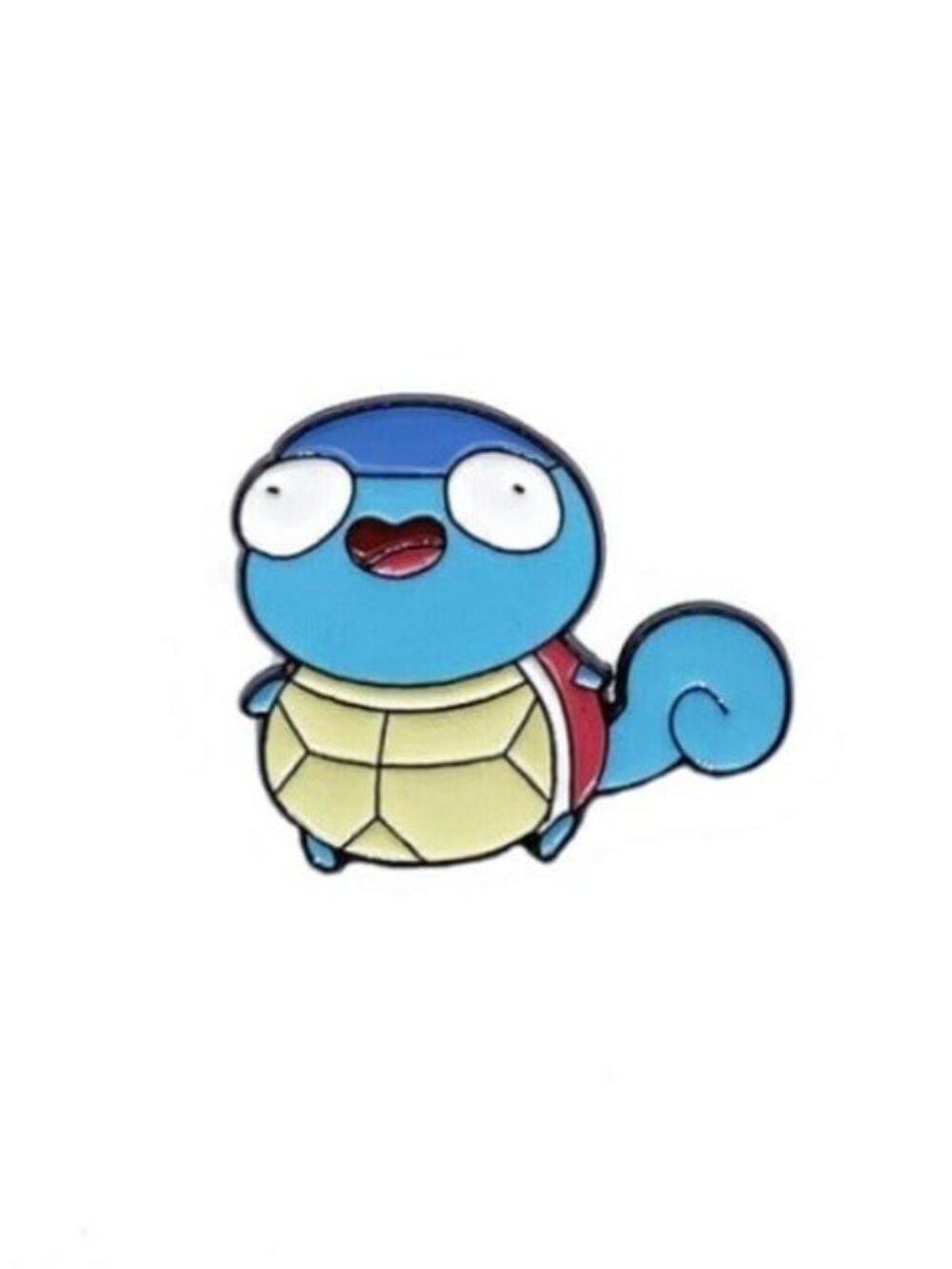 Pokemon Derpy Meme Squirtle Enamel Pin
